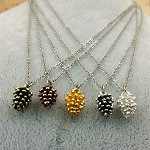Jewelry - Pinecone Necklace (Choice Of Color)